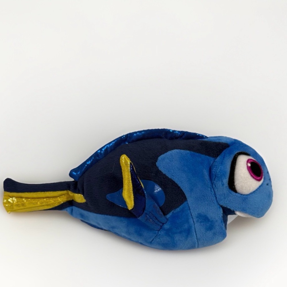 TY Sparkle Disney Pixar Finding Dory Blue Tang Fish Plush Bean Stuffed Animal 10